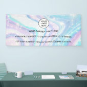 Banderoles Holographique Opal Éclairage (Salon professionnel)