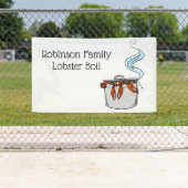 Banderoles Homard drôle dans un pot (En situation)