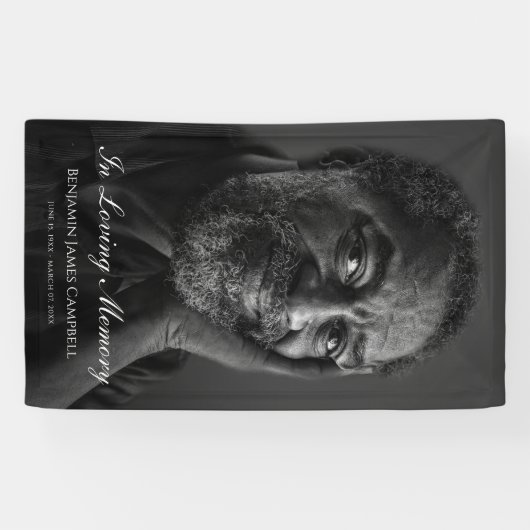 Banderoles Hommage aux funérailles commémoratives (Horizontal)