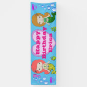 Banderoles Hommage personnalisé Thème Joyeux Anniversaire Ban (Vertical)