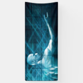 Banderoles Homme présent un concept comme arrière - plan de (Vertical)