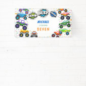 Banderoles Honer beep vroom monstre camions garçon anniversai (Insitu)