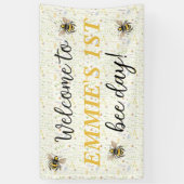 Banderoles Honey Bee Premier Anniversaire Vinyl Banner (Vertical)
