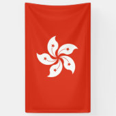 Banderoles Hong Kong flag (Vertical)