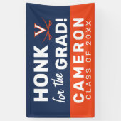 Banderoles Honk pour Virginia Cavalier Grad (Vertical)