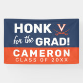 Banderoles Honk pour Virginia Cavalier Grad (Horizontal)