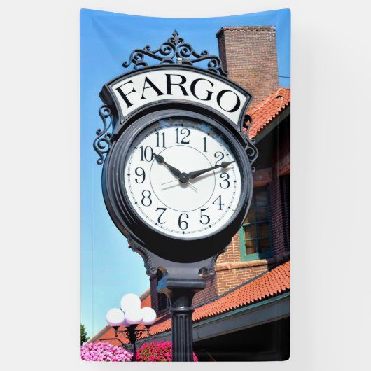 Banderoles Horloge de Fargo (Vertical)