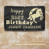 Banderoles Horseshoe Birthday Adventures