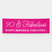 Banderoles Hot Pink 90 et Fabulous (Horizontal)