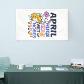 Banderoles Hugs d'avril et nez mouillé - Cute chien et chat a (Salon professionnel)