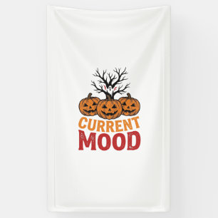 Banderoles Humeur actuelle Halloween Citrouille Conception de
