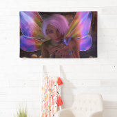 Banderoles Hummingbird Guardian Fairy Imaginaire Art (En situation)