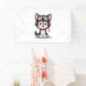 Banderoles Husky Pilot Amoureux des chiens Malamute (En situation)