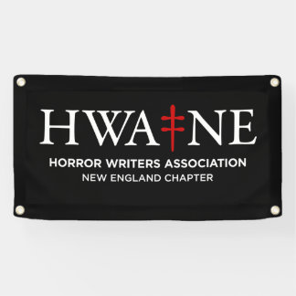 Banderoles HWA-NE Black banner for events lg 6/25