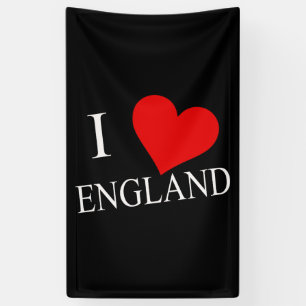 Banderoles I Heart England (v) bnrcn