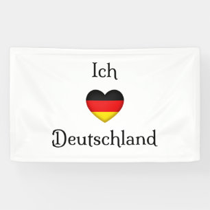 Banderoles "I heart Germany" German Pride World Traveller