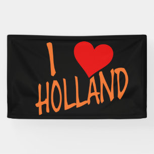 Banderoles I Heart Holland ou sur bk bnrcnt