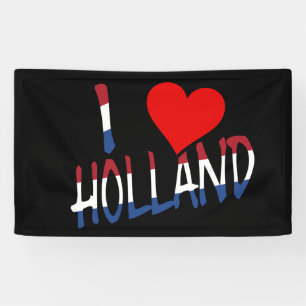 Banderoles I Heart Holland superposition sur bk bnrcnt