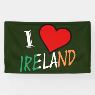 Banderoles I Heart Ireland overlay(h) bnrcn