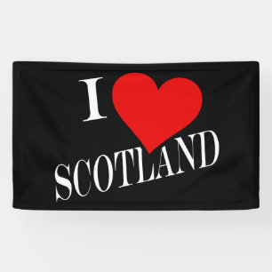 Banderoles I Heart Scotland (h) bnrcnt