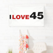 Banderoles I Love 45 (En situation)