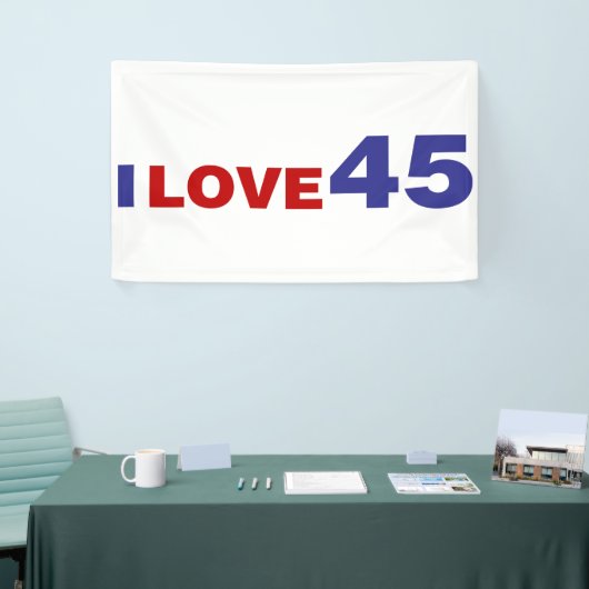 Banderoles I Love 45 (Salon professionnel)