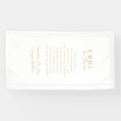 Banderoles "I will be there", Memorial, White (Horizontal)