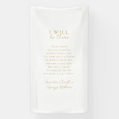 Banderoles "I will be there", Memorial, White (Verticale)