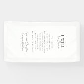 Banderoles "I will be there", Memorial, White (Horizontal)