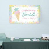 Banderoles Ice Cream Graduation Party (Salon professionnel)