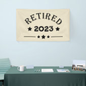 Banderoles Idée cadeau de retraite personnalisée (Salon professionnel)