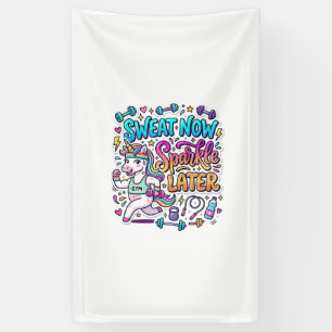 Banderoles Idée Cadeau Licorne Sweat Maintenant Étincelle Plu