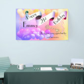 Banderoles Idée personnalisée Joyeux 21e anniversaire (Salon professionnel)