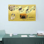 Banderoles Idée personnalisée Joyeux 50e anniversaire (Salon professionnel)