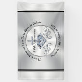 Banderoles Idées d'anniversaire de l'église Décoration person (Vertical)