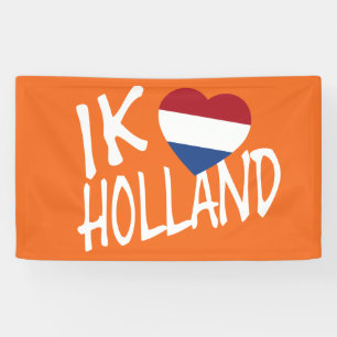 Banderoles Ik Heartflag Holland en poids sur ou bnrcnt