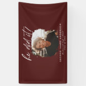 Banderoles Il a fait l'interdiction de graduation de photo au (Vertical)