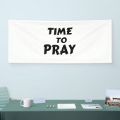 BANDEROLES IL EST TEMPS DE PRIER (Salon professionnel)