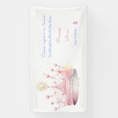 Banderoles Il était une fois, anniversaire de la princesse (Verticale)