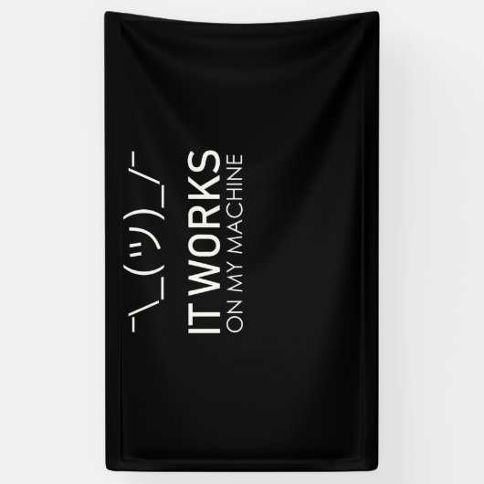 Banderoles Il fonctionne sur ma machine - Programmation (Vertical)