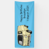 Banderoles Illustration classique de van (Vertical)