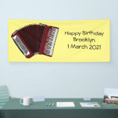 Banderoles Illustration d'accordion (Salon professionnel)