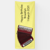 Banderoles Illustration d'accordion (Vertical)