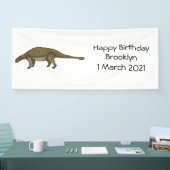 Banderoles Illustration d'Ankylosaurus (Salon professionnel)