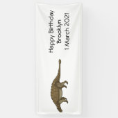 Banderoles Illustration d'Ankylosaurus (Vertical)