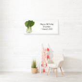 Banderoles Illustration de Bok choy (En situation)