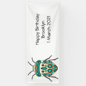 Banderoles Illustration de bug Picasso (Vertical)