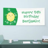 Banderoles Illustration de bulles de caricatures de citron mo (Salon professionnel)