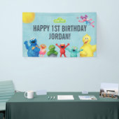 Banderoles Illustration de caractère de rue Sésame Anniversai (Salon professionnel)