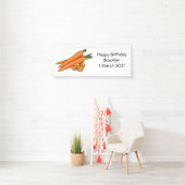 Banderoles Illustration de carotte (En situation)